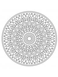 Mandala de árvore de Natal