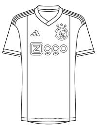 Camisa do time de futebol do Ajax