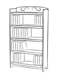 Estante de livros