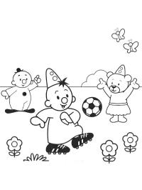Bumba joga futebol