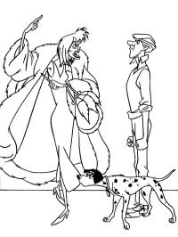 Cruella de Vil, Roger e Pongo