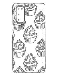 Capa de celular Cupcake