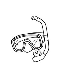 Máscara e snorkel