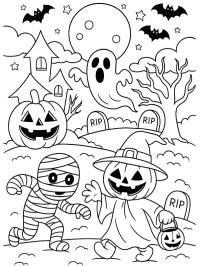 Halloween assustador