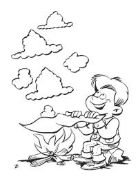 Fazendo uma fogueira