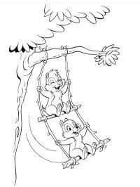 Tico e Teco no balanço