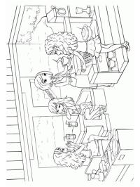 Lego Friends no restaurante