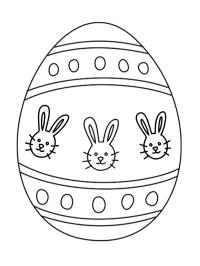 Coelho da Páscoa, ovo de Páscoa