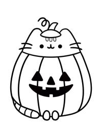 Pusheen de abóbora