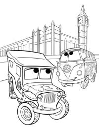 Sarge e Fillmore em Londres