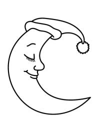 Lua dormindo