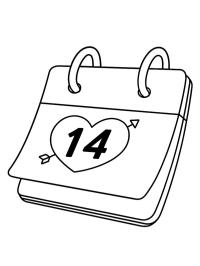 Calendário do Dia dos Namorados