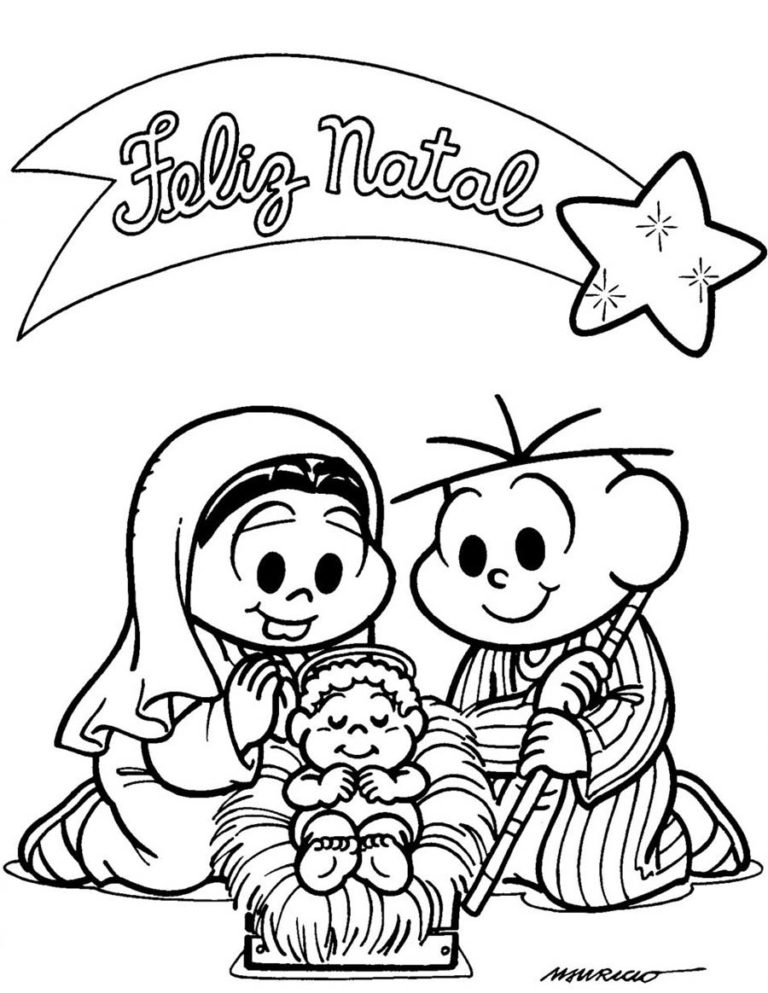 Desenho de natal para colorir