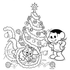 Atividade de Natal para colorir  Desenhos para colorir natal, Desenho de  natal, Monica para colorir