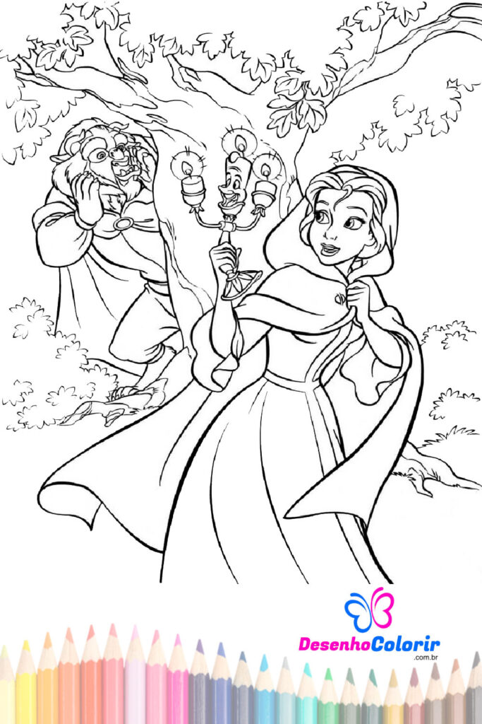 Desenhos das Princesas para colorir, Disney Brasil