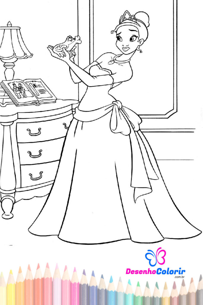 Princesas da Disney desenhos para colorir imprimir e pintar